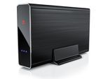 Aplic USB 3.0 Festplattengehäuse 3,5 Zoll extern - gebürstetes Aluminium - für SSD und HDD - SATA - UASP - Super Speed 5 Gbit s - Plug and Play