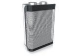 Brandson Keramikheizgerät, Heizlüfter mit Temperaturregelung, 1500W, 2 Leistungsstufen, Überhitzungsschutz, Thermosicherung, Umkippschutz, Silber