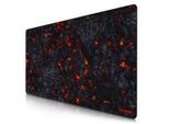 Titanwolf Gaming Mauspad, XXXL Speed Mousepad 1200 x 600 mm, Geschwindigkeit & Präzision, Lavamotiv