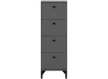 Schildmeyer Kommode »Smash, Breite 40 cm«, 4 Schubladen mit Teilauszug und Metallbeschlägen
