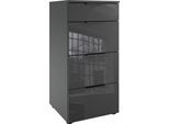 Wimex Schubkastenkommode »Level36 black C by fresh to go«, mit Glaselementen auf der Front, soft-close Funktion, 41cm breit