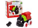BRIO Spielfahrzeug Push & Go Zug mit Dampf