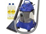Waschsauger Polster + Teppich HYDRO 7500 inkl. 2l Shampoo - 4in1 Nass Trockensauger 1200 Watt 20l Volumen 16 kPa Saugleistung - Polsterreiniger Reinigungsgerät Professionellen Aufbereitung