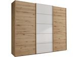 WIEMANN Schwebetürenschrank »Cardiff«, mit massiven Holztüren und Glas