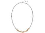 Kette ohne Anhänger JOBO, gold (goldfarben), Halsketten, Damen, Silber 925 (Sterlingsilber), L: 47, 925 Silber bicolor vergoldet 47 cm