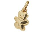 Kettenanhänger JOBO "Anhänger Teddy", gold (gelbgold 333), Schmuckanhänger, Damen, Gelbgold 333, Kettenanhänger, 333 Gold