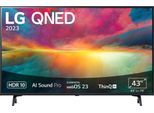 LG QNED-Fernseher, 109 cm/43 Zoll, 4K Ultra HD, Smart-TV, QNED,α5 Gen6 4K AI-Prozessor,HDR10,HDMI 2.0,Single Triple Tuner