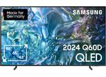 F (A bis G) SAMSUNG QLED-Fernseher Fernseher grau (titangrau) LED Fernseher