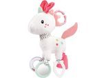 Fehn Greifspielzeug »Aiko & Yuki, Activity-Einhorn mit Ring«, mit Ring