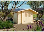 Gartenhaus KONIFERA "Pollux", beige (natur), Fußboden im Gartenhaus, ohne Dacheindeckung, Holzwerkstoff, Gartenhäuser, Gartenhaus, Inklusive Fußboden, Topseller