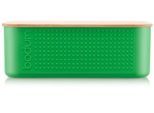 Bodum Brotkasten »Bistro 45411 x 45401 cm, Grün«, (1 tlg.), Holzart: Bambus (China)