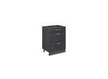 Vicco Schubladenunterschrank R-Line Schwarz Beton Anthrazit 60 cm ohne Arbeitsplatte