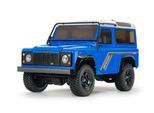 Tamiya RC-Auto »Crawler Land Rover Defender D90 Blau CC-02 Kit«