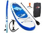 F2 Inflatable SUP-Board F2 Prime blue mit Alupaddel, (Set, 4 tlg., mit Paddel, Pumpe und Transportrucksack), Stand Up Paddling, blau