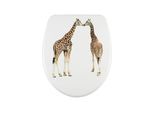 diaqua® WC-Sitz »Nice Giraffe Absenkautomatik, Weiss«