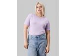 Calvin Klein Jeans Plus T-Shirt »PLUS CK EMBRO BADGE REGULAR TEE«, in Grossen Grössen und Markenlabel