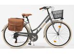 Cityrad "Citybike 605 Alu Lady" Gr. 46, grau (grau, grau), VENICE - I LOVE ITALY, Fahrräder, 46cm, 28 Zoll (71,12cm), für Damen, Kettenschaltung