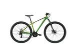 Mountainbike BIKESTAR Gr. 43, grün, Fahrräder, 43cm, 29 Zoll (73,66cm), für Damen und Herren, Kettenschaltung