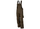 QUALITEX HIGH QUALITY WORKWEAR Latzhose PRO haselnuss/kastanie Damen: 38 Herren: 44
