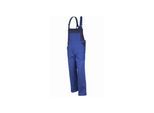 QUALITEX HIGH QUALITY WORKWEAR Latzhose basic 2-farbig kornblau/marine Damen: 50 Herren: 56