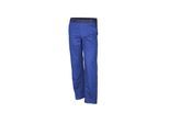 QUALITEX HIGH QUALITY WORKWEAR Bundhose basic 2-farbig kornblau/marine Damen: 40 Herren: 46