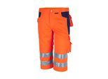 QUALITEX HIGH QUALITY WORKWEAR Shorts PRO WS warnorange/marine Damen: 56 Herren: 62