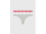 Calvin Klein Underwear String »3 PACK THONG (LOW-RISE)«, (Packung, 3 St., 3er-Pack), mit Logobund