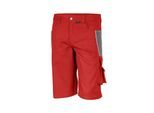 QUALITEX HIGH QUALITY WORKWEAR Shorts PRO rot/grau Damen: 46 Herren: 52