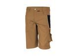 QUALITEX HIGH QUALITY WORKWEAR Shorts PRO khaki/schwarz Damen: 38 Herren: 44