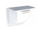 ACO - Cour anglaise 800 x 600 x 400 mm / grille caillebotis maille 30 x 30 mm Blanc