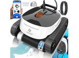 KESSER® Poolroboter für Boden und Wand, Poolsauger bis 100m² Pools & eine leistungsstarke Reinigung, Poolreiniger vollautomatisch mit App-Funktion & Kontrollmodul, Inkl. Abdeckung, Klettermechanismus