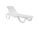 CLP Sonnenliege Bahama I Stapelbare Gartenliege Aus Wetterfestem Kunststoff