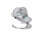 Cangaroo Babywippe Ari Musikfunktion Timer Fernbedienung Moskitonetz Bluetooth grün