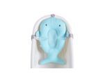 Cangaroo Babybadenetz Bailey Badekissen, Badeauflage, Kunststoff Clips ab Geburt blau
