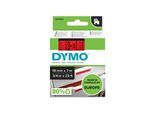 DYMO Original D1-Etikettenband | schwarz auf rot | 19 mm x 7 m | selbstklebendes Schriftband | für LabelManager-Beschriftungsgerät