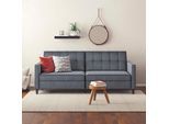 Dorel Home 3-Sitzer »Hartford II«, Bettfunktion, Rückenlehne 2-teilig, 3-fach verstellbar, Sitzhöhe 43 cm
