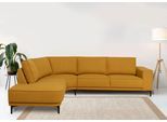 Places of Style Ecksofa »Casina«, mit abgerundeter Ottomane, in einem weichen Chenille-Stoff