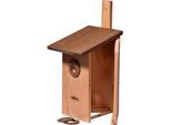 Beobachtungs-Vogelnistkasten "Einblick" aus Holz versch. Farben