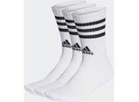 3-Streifen Cushioned Crew Socken, 3 Paar