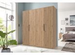 Wimex Drehtürenschrank »Andorra by fresh to go«, Mit 3D-Leisten für Akustikpaneel-Optik