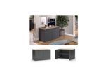 Vicco Kommode Wido Anthrazit Eiche 80 x 50 cm mit 2 Türen