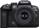 Canon EOS R10 Systemkamera (RF-S 18-45mm F4.5-6.3 IS STM, 24,2 MP, Bluetooth, WLAN, inkl. RF-S 18-45mm Objektiv), schwarz