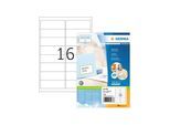HERMA PREMIUM Adressetiketten A4, 99,1 x 33,8 mm, weiß, permanent haftend
