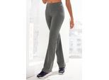 VIVANCE ACTIVE Jazzpants '-Sporthose' grau Gr. L (44/46) für Damen. Mit Druck. Bequem. Nachhaltig.