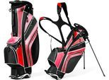 COSTWAY Golf Bag, 6er Unterteilung Golf Stand Bag