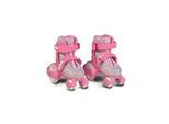 Byox Rollschuhe Beetle Größe XS 26-29, PU-Rollen, ABEC-5 Lager, Stopper hinten pink