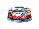Philips DW4S4B25F - 25 x DVD+RW - 4.7 GB (120 Min.) 1x - 4x - Spindel