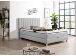 Boxbett MAINTAL, grau, B:154cm L:206cm, Komplettbetten, Boxspringbett, mit Bettkasten und Kaltschaum-Topper