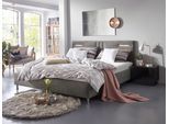 Polsterbett "Elba", beige (dunkelbeige), B:170cm L:210cm, Bezug Bett: Microfaser (100% Polyester) oder Strukturstoff (77% Polyester, 23% Viskose);Bonnell-Federkernmatratze: 51% Polypropylen, 39% Polyester und 10% Baumwolle;Kaltschaummatratze: 100% Polyester, Bezug abnehm- und waschbar bis 60C, WESTFALIA SCHLAFKOMFORT, Betten, Polsterbett, wahlweise mit LED-Beleuchtung