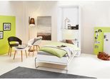 Schrankbett PRIESS "Ancona", weiß, H:211cm, Schrankbetten, mit Regal und LED-Beleuchtung